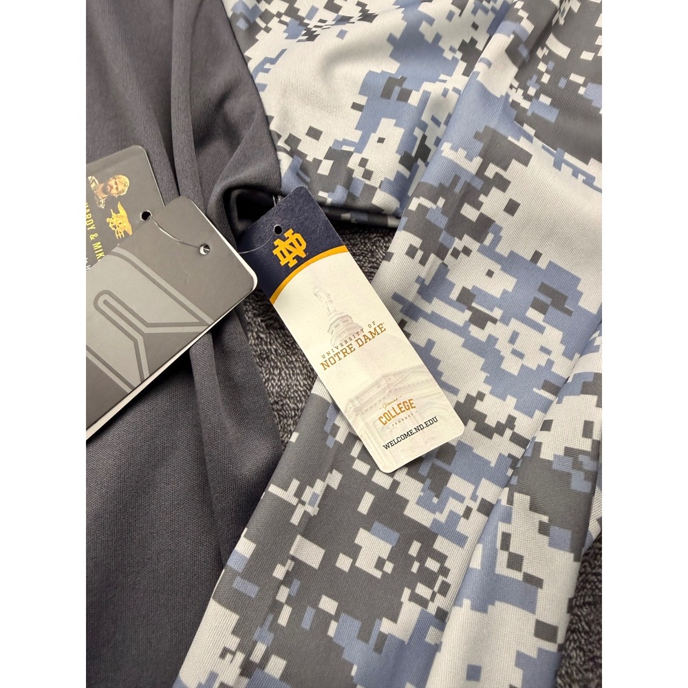 Colosseum Notre Dame Fighting Irish OHT Military Camo Long Sleeve Shirt Mens XL - Picture 6 of 9